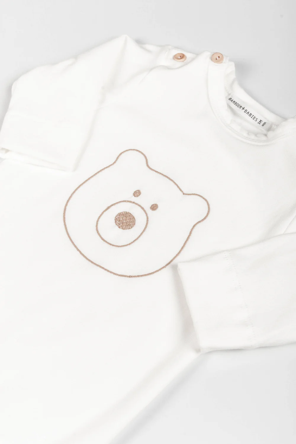 Tuta Orso con piedi Bamboom 1M - OFFWHITE 111 - immagine 3