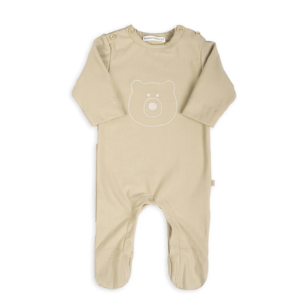 Tuta Orso con piedi Bamboom 1M - LIGHT MUSTARD 279 - immagine 1