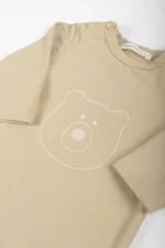 Tuta Orso con piedi Bamboom 1M - LIGHT MUSTARD 279 - immagine 3
