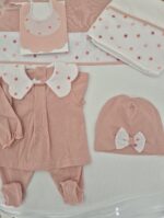 Coordinato Babyvip in Cotone Fiore rosa