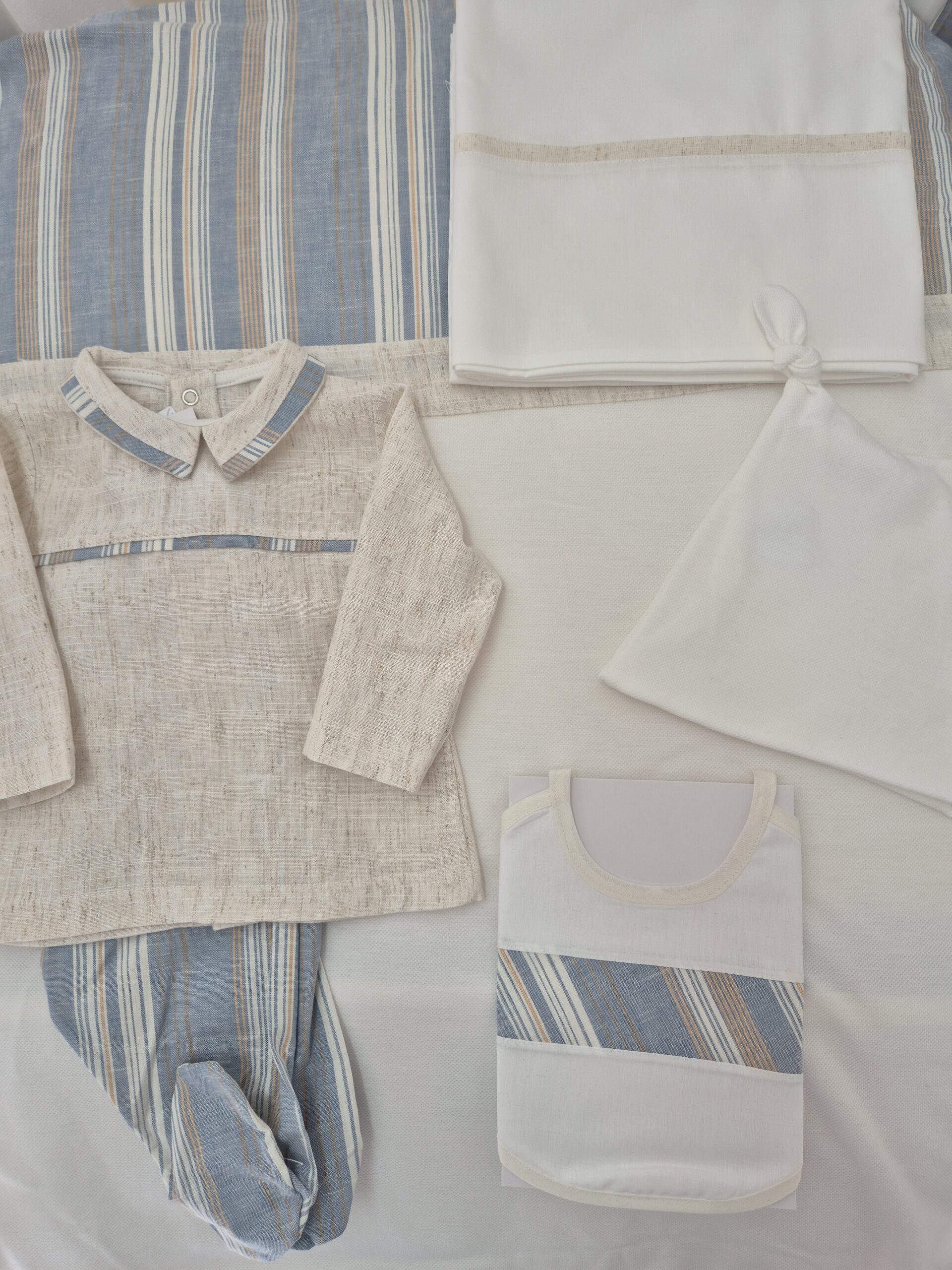 20260318_101906 Coordinato Babyvip in Cotone Lino T54 - immagine 1
