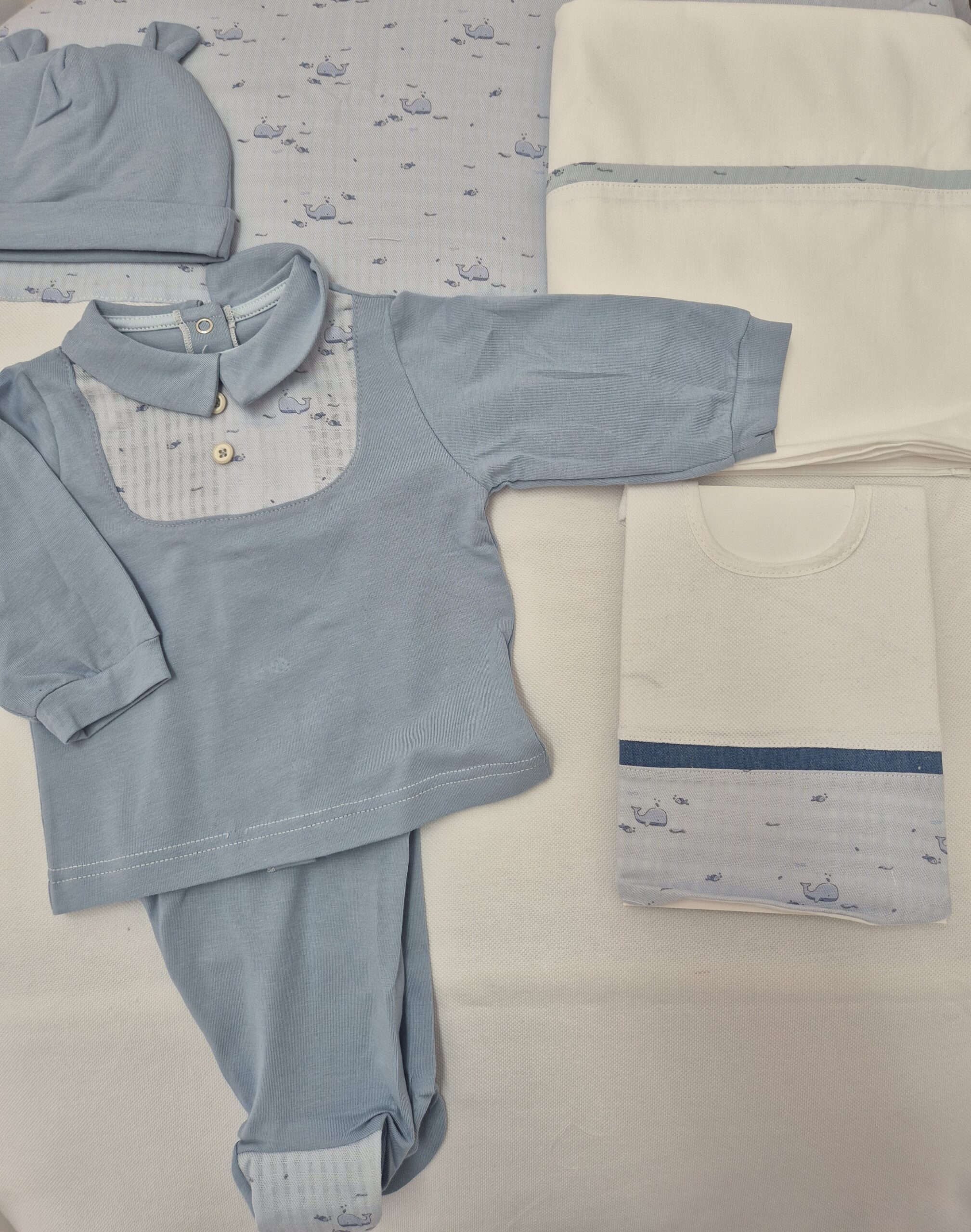 20260318_103840 Coordinato Babyvip in Cotone Balena T24 - immagine 1