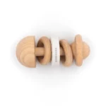 Sonaglio in Legno e silicone Bianco - Bamboom