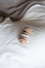 Sonaglio in Legno e silicone Bianco - Bamboom - immagine 2