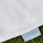 Poncho Asciugamano con Cappuccio per Neonato in Mussola Miniland - immagine 2